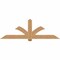 Ekena Millwork Redmond Smooth Timber Gable Bracket, Western Red Cedar, 84"W x 28"H x 5 1/2"D x 5 1/2"F, 8/12 Pitch GBW084X28X0606RED00SWR - alternate 1